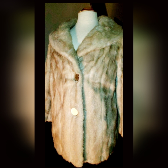 Beautiful Tourmaline Mink Fur Coat, vintage & glorious - Picture 1 of 5